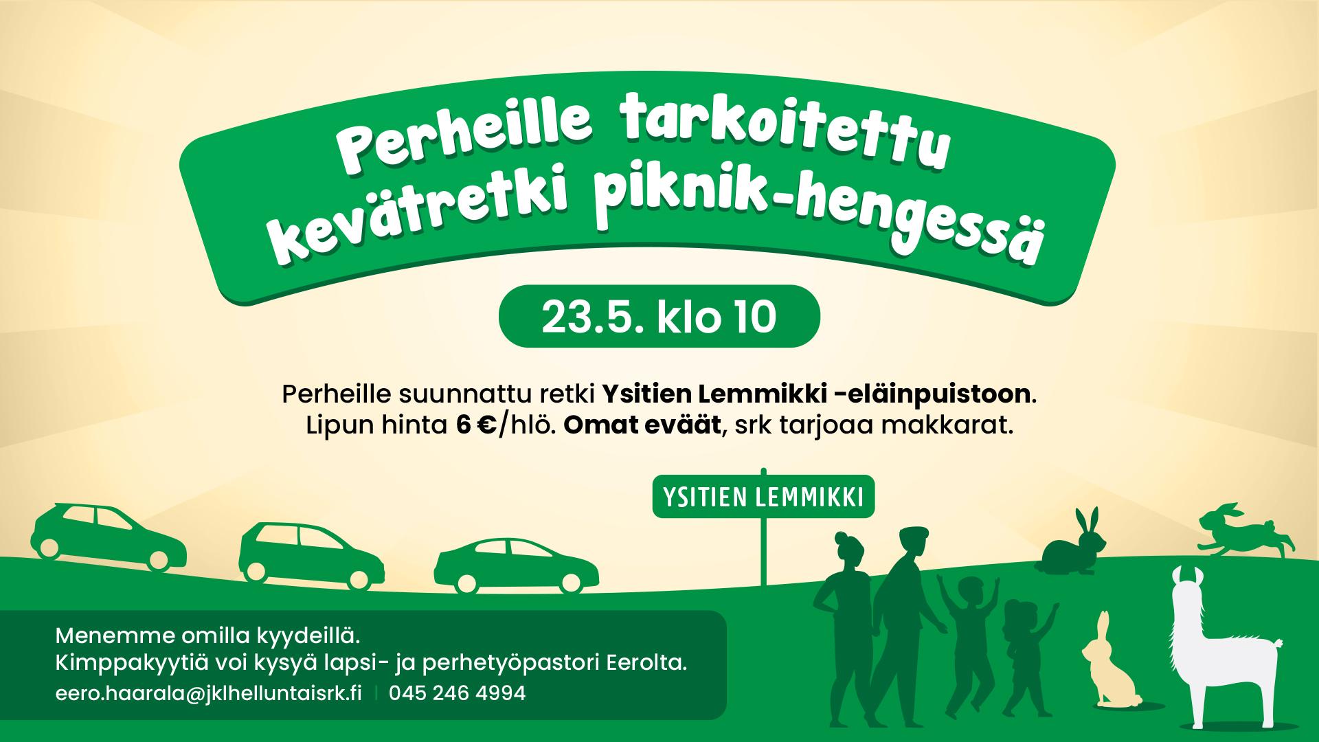 Perheiden kevätretki