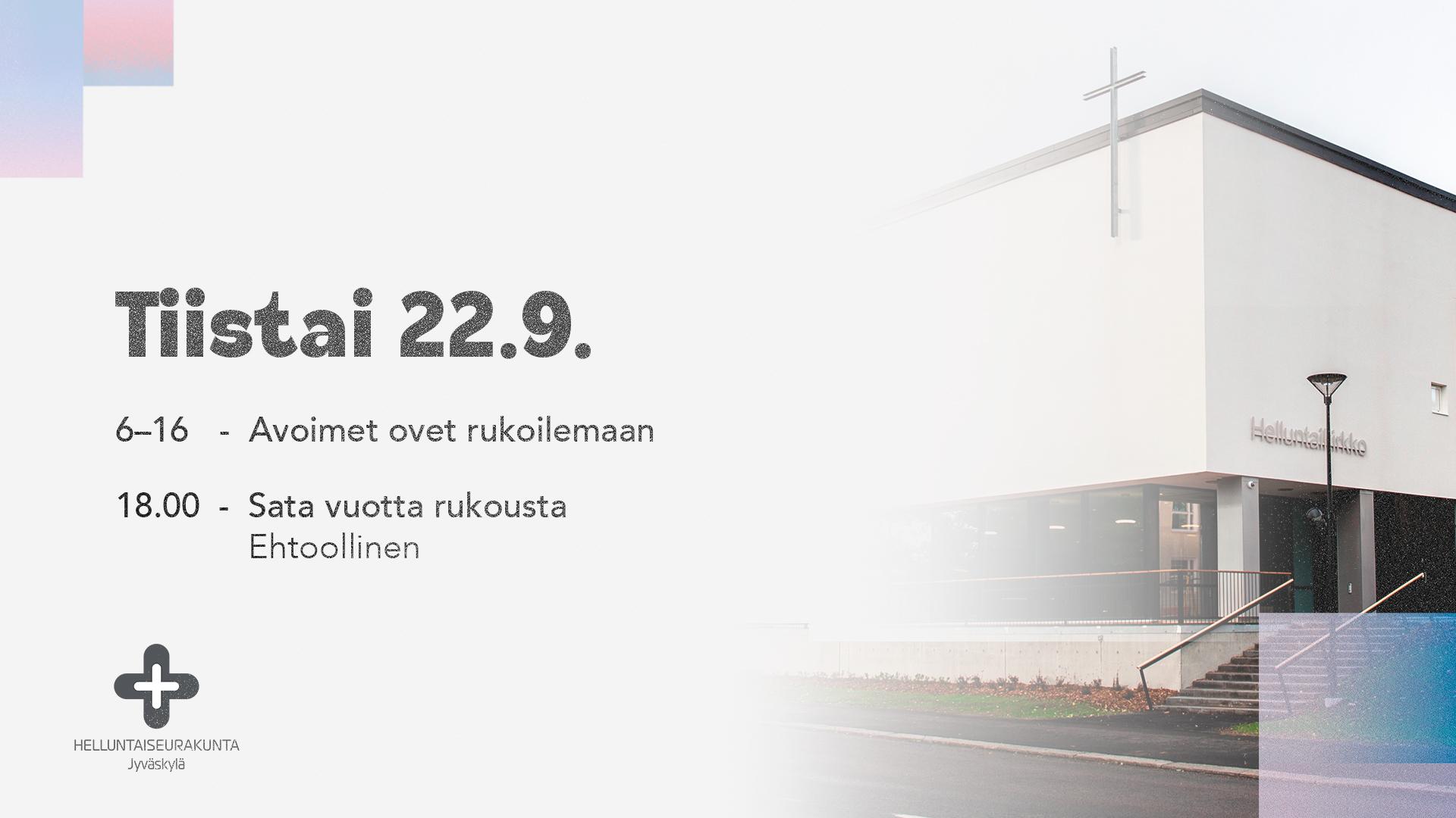 Avoimet ovet rukoilemaan